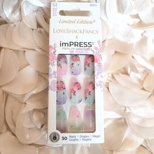 LoveShackFancy x Impress Press on manicure Medium Lilac Crush